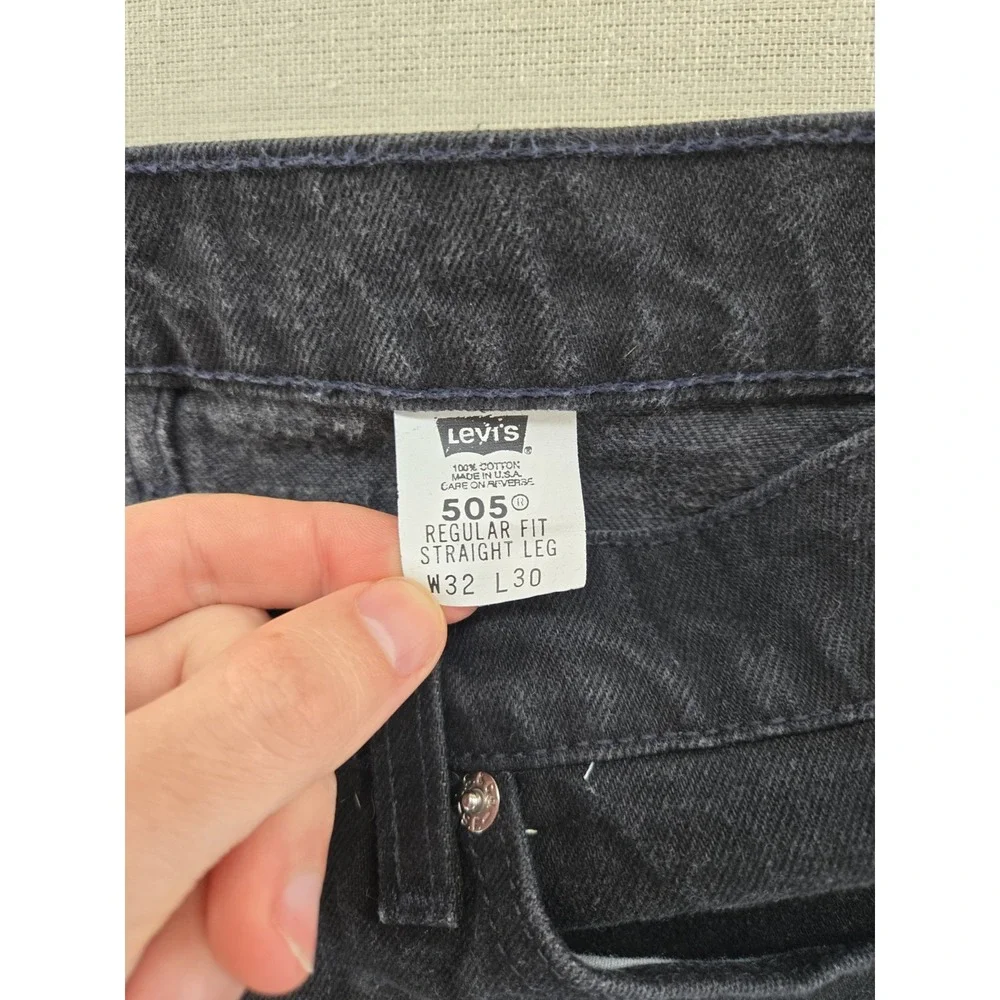 Vtg Levis 505 Orange Tab Jeans Mens 32x30 Fits 31x31